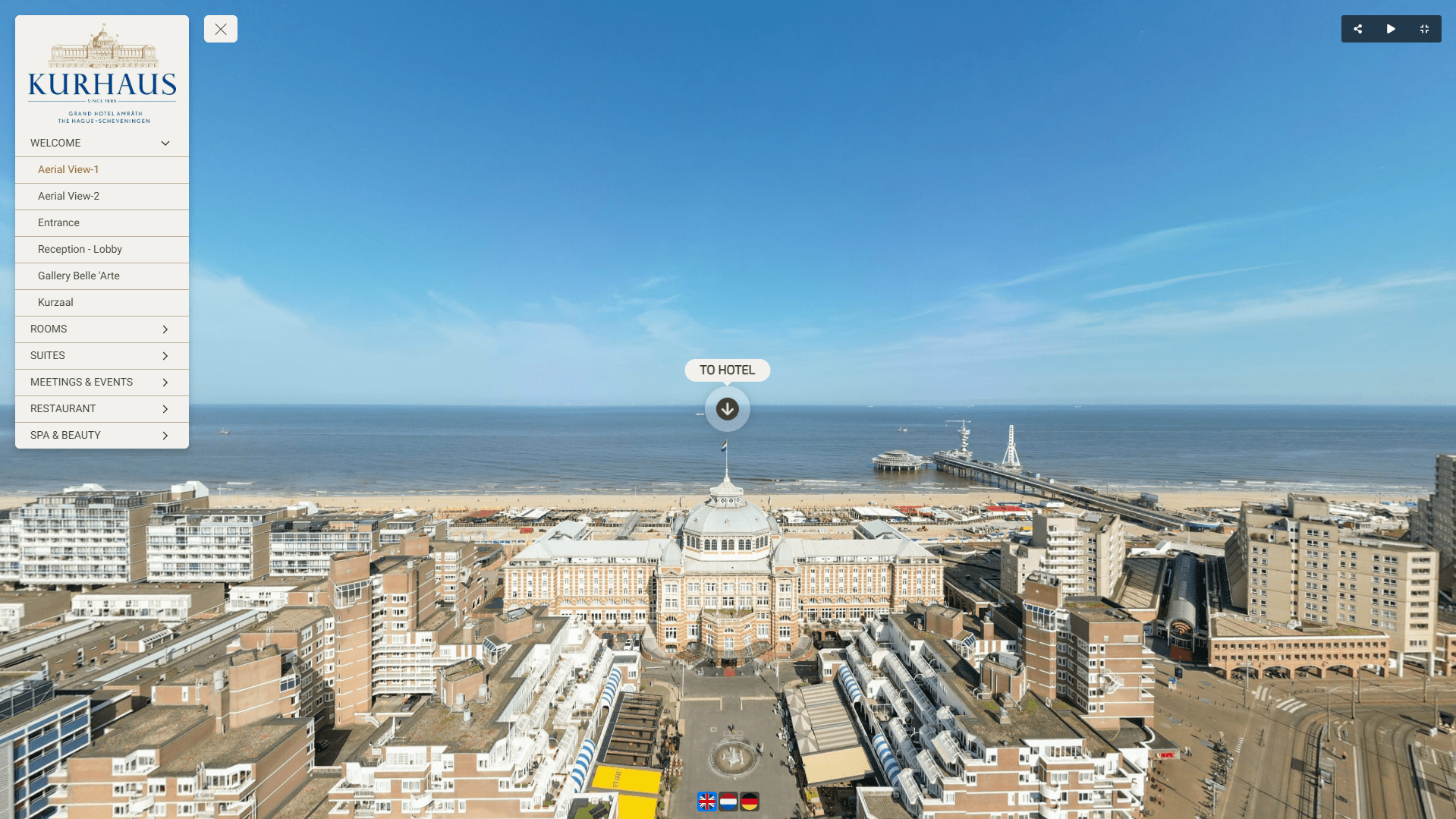 Recorrido en 3D por el Amrath Kurhaus