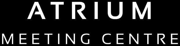 Logotipo del centro de reuniones Atrium