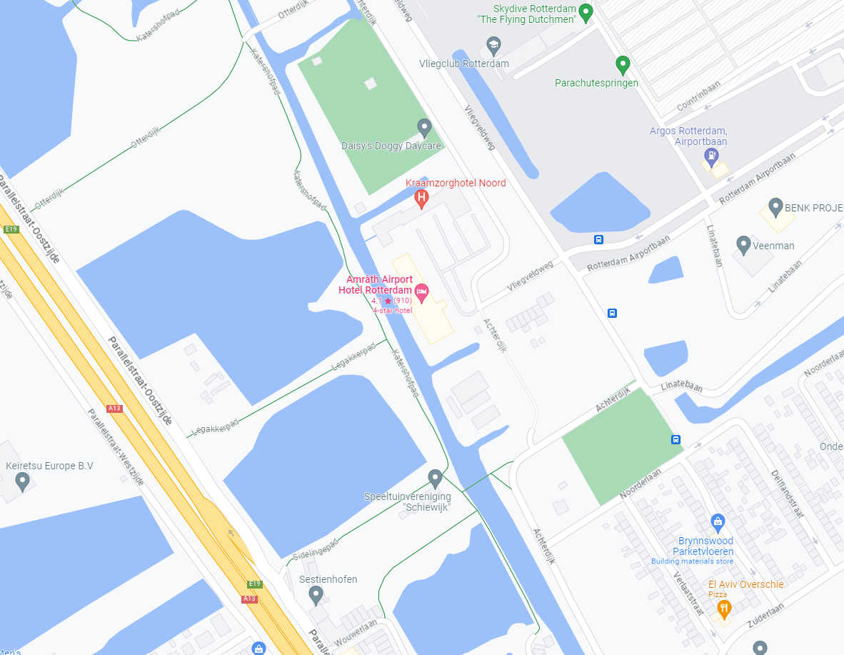 Location Amrâth Airport Hotel Rotterdam