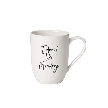 Beker met tekst I don't like mondays