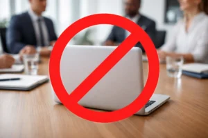 Meetings zonder laptop